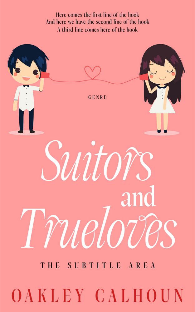 Front view of Sweet Pink #13490 - Premade Romance Book Cover | BookCoverZone