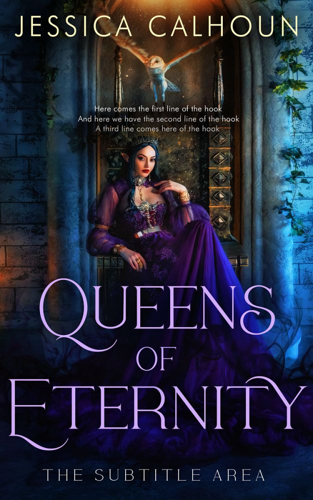 Front view of Cinder #13496 - Premade Royal Romance Book Cover | BookCoverZone