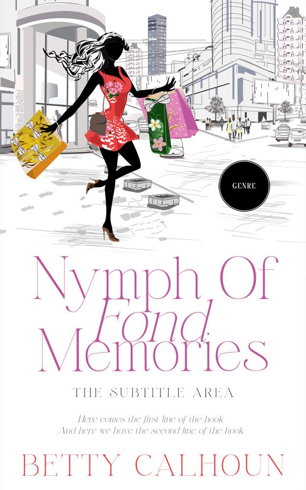 Front view of Bon Jour #13527 - Premade Chick Lit Book Cover | BookCoverZone