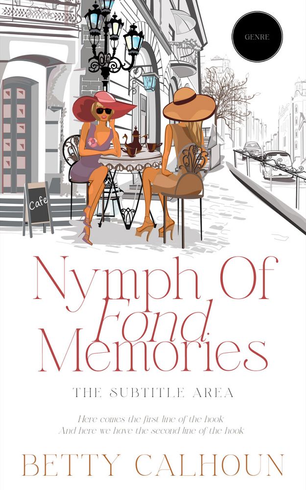 Front view of Swiss Coffee #13528 - Premade Chick Lit Book Cover | BookCoverZone