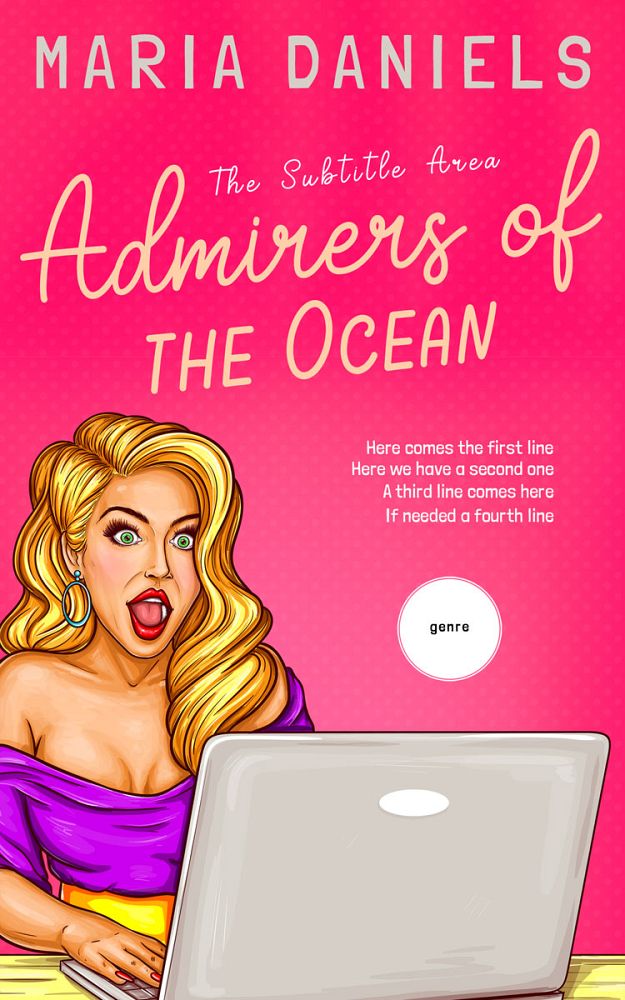 Front view of Radical Red #13536 - Premade Chick Lit Book Cover | BookCoverZone