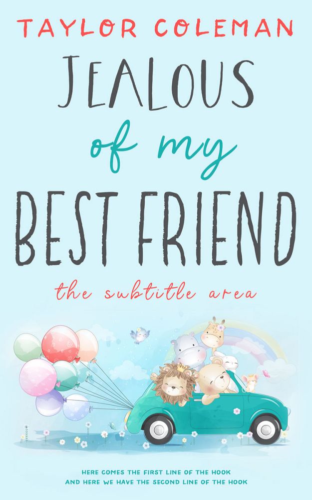 Front view of White Ice #13607 - Premade Children Book Cover | BookCoverZone