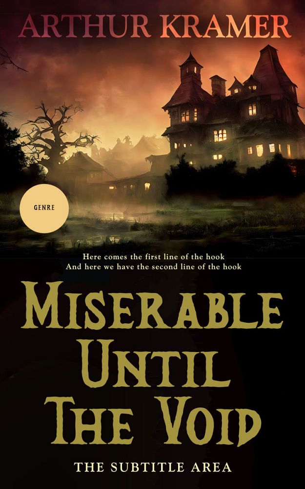 Front view of Twine #13754 - Premade Horror Book Cover | BookCoverZone