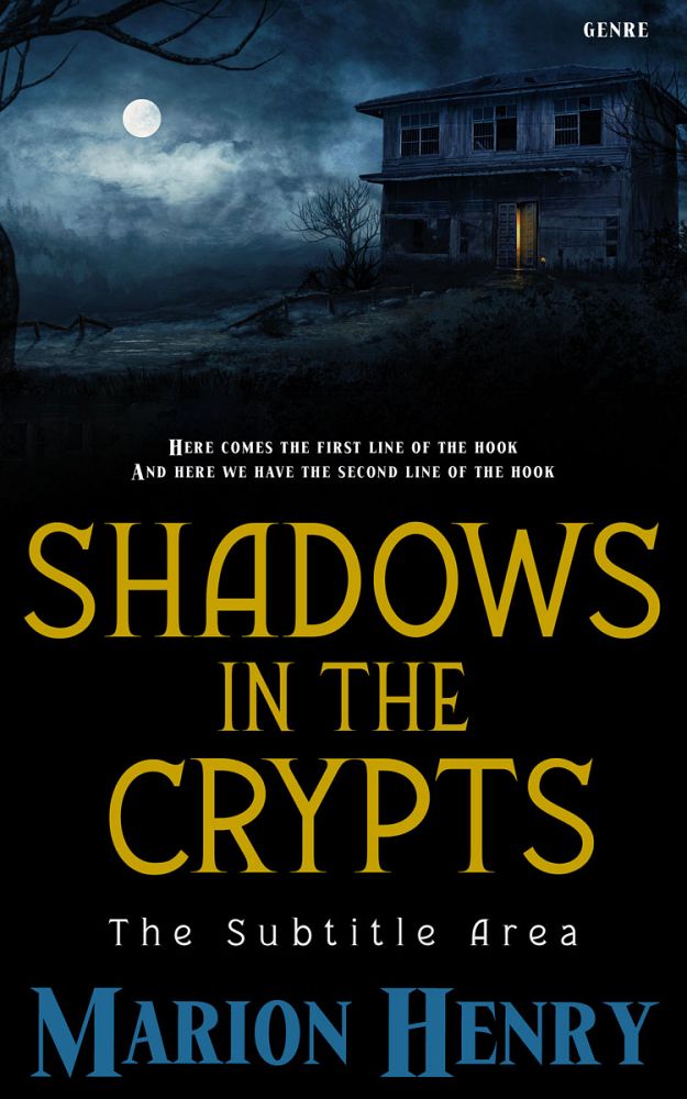 Front view of Bunker #13766 - Premade Horror Book Cover | BookCoverZone