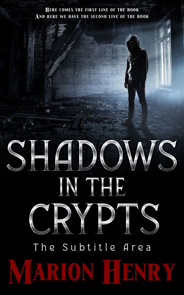 Front view of Dusty Gray #13767 - Premade Horror Book Cover | BookCoverZone