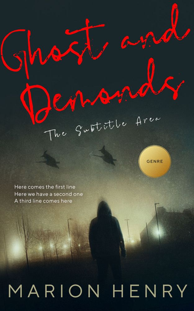 Front view of Outer Space #13775 - Premade Horror Book Cover | BookCoverZone