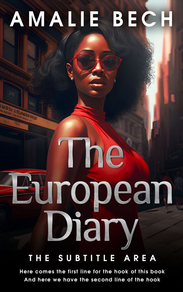 Front view of Cocoa Brown #14082 - Premade Chick Lit Book Cover | BookCoverZone