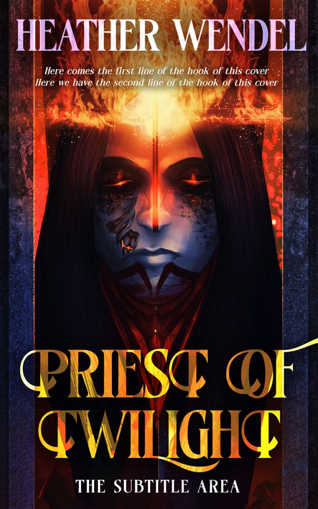 Front view of Raw Sienna #14507 - Premade Fantasy Book Cover | BookCoverZone