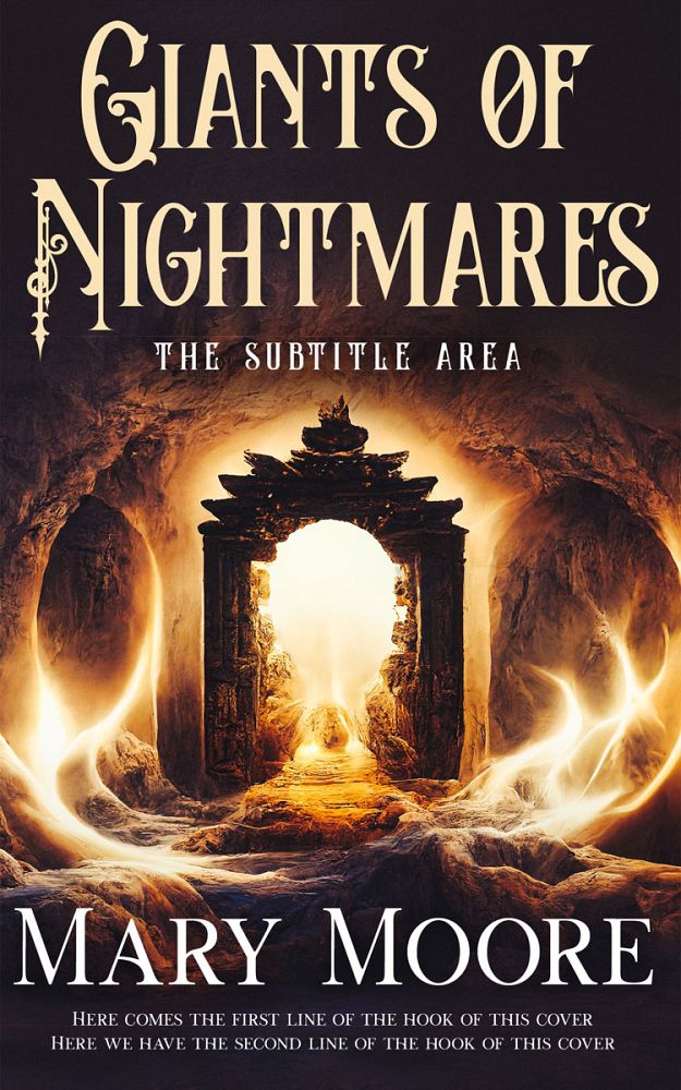 Front view of Gold Sand #14520 - Premade Fantasy Book Cover | BookCoverZone