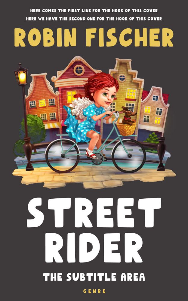 Front view of Mine Shaft #14538 - Premade Children Book Cover | BookCoverZone