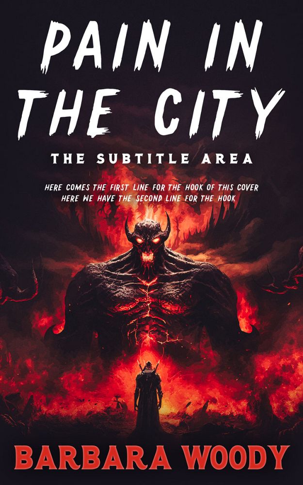 Front view of Thunder #14700 - Premade Horror Book Cover | BookCoverZone