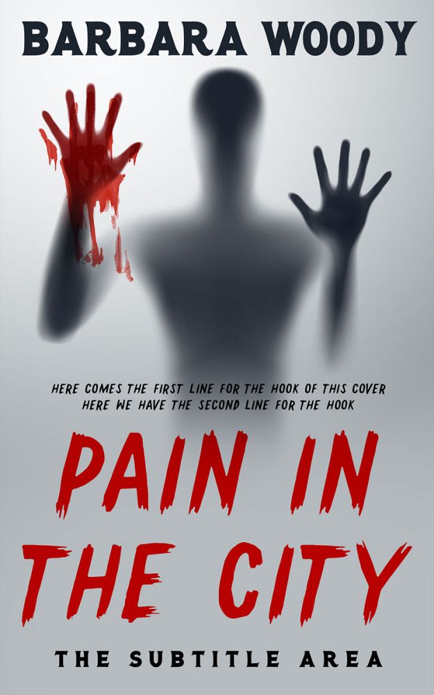 Front view of Silver Sand #14708 - Premade Horror Book Cover | BookCoverZone