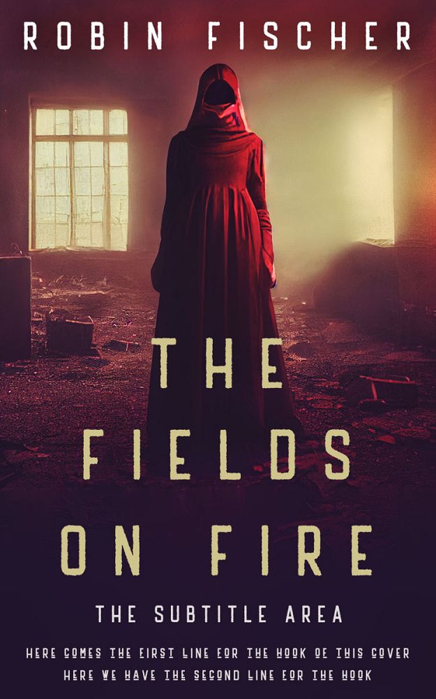 Front view of Jon #14734 - Premade Horror Book Cover | BookCoverZone