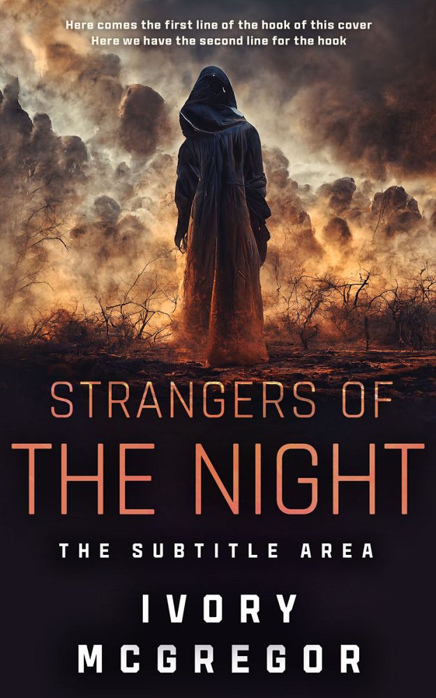 Front view of Antique Brass #14796 - Premade Horror Book Cover | BookCoverZone