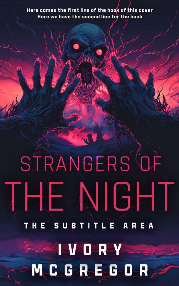 Front view of Mirage #14797 - Premade Horror Book Cover | BookCoverZone