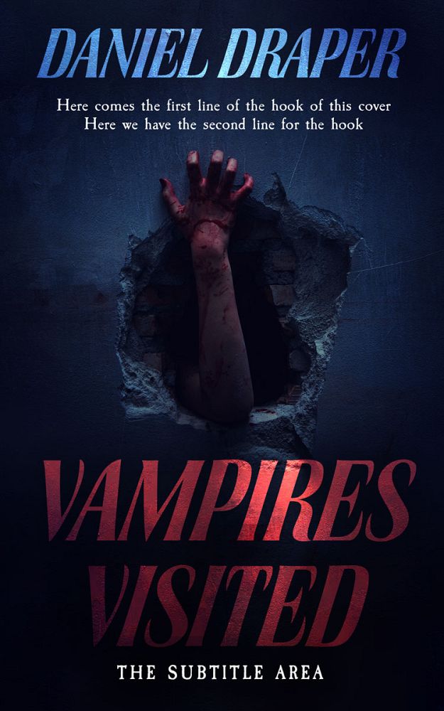 Front view of Vulcan #14810 - Premade Horror Book Cover | BookCoverZone
