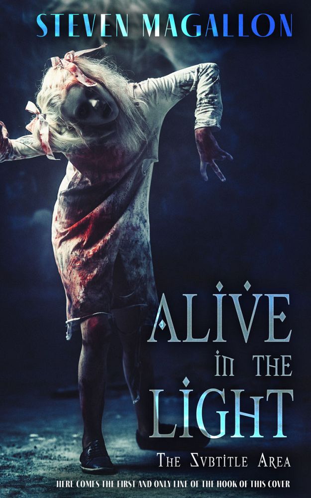 Front view of Mirage #14828 - Premade Horror Book Cover | BookCoverZone