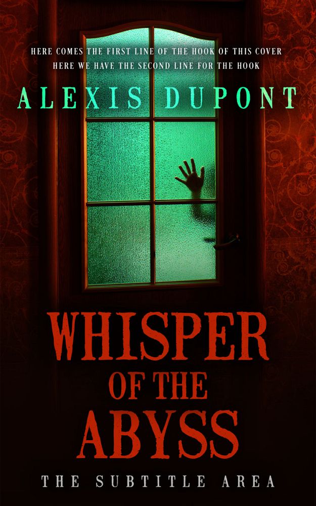 Front view of Asphalt #14844 - Premade Horror Book Cover | BookCoverZone