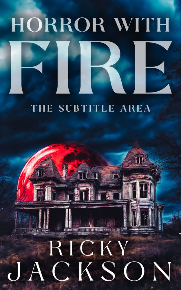 Front view of Mirage #14928 - Premade Horror Book Cover | BookCoverZone