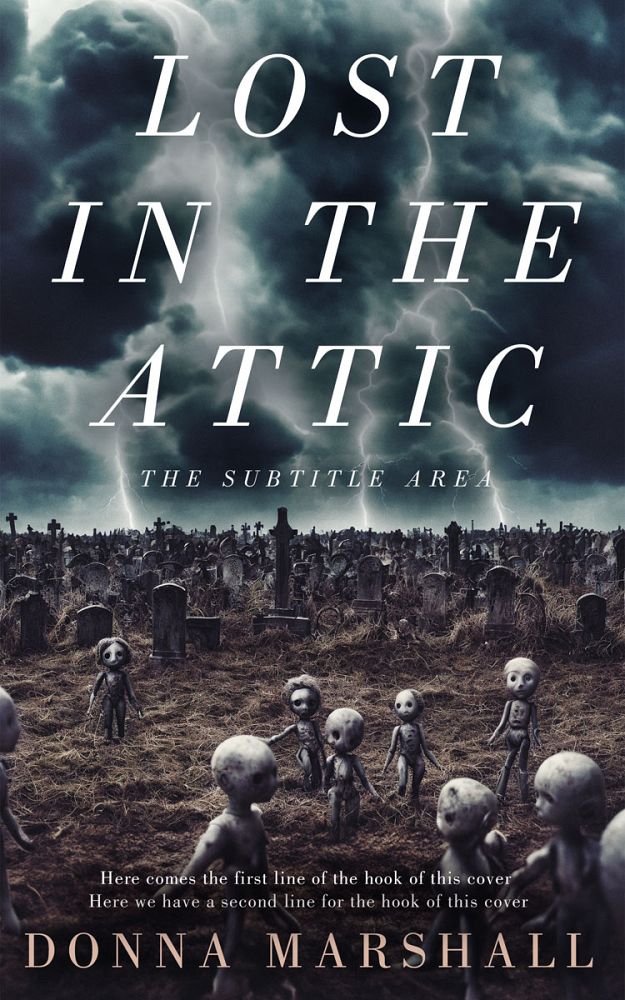 Front view of Tuna #14954 - Premade Horror Book Cover | BookCoverZone