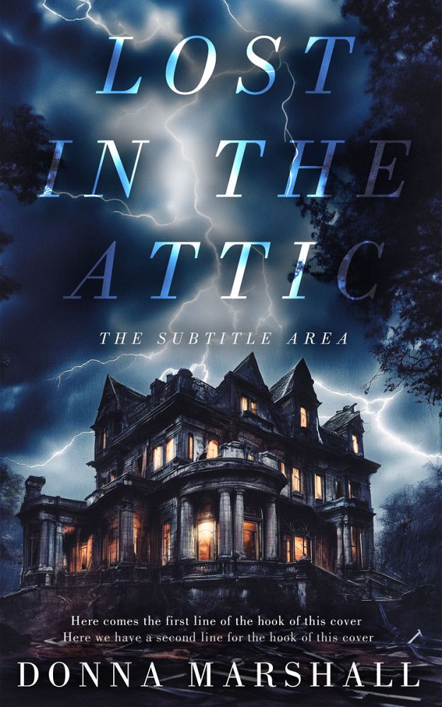 Front view of Ebony Clay #14956 - Premade Horror Book Cover | BookCoverZone