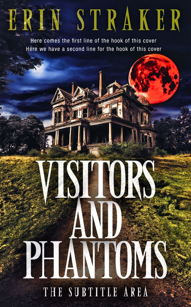 Front view of Tan #14962 - Premade Horror Book Cover | BookCoverZone