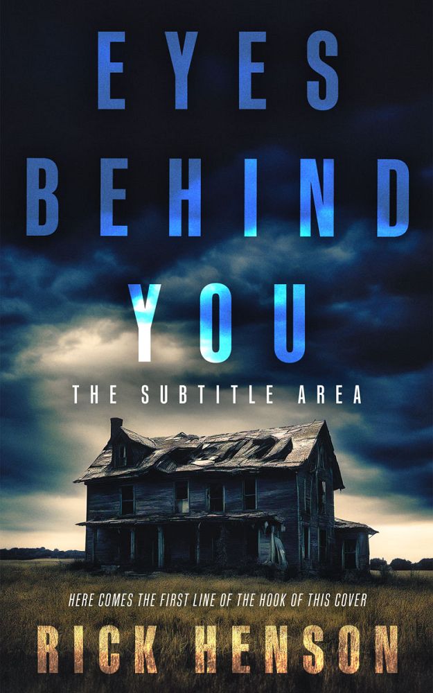 Front view of Shark #14971 - Premade Horror Book Cover | BookCoverZone