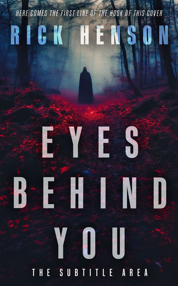 Front view of Steel Gray #14976 - Premade Horror Book Cover | BookCoverZone
