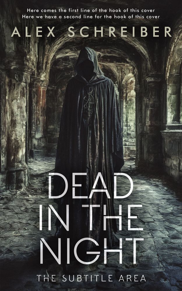 Front view of Tuatara #14982 - Premade Horror Book Cover | BookCoverZone