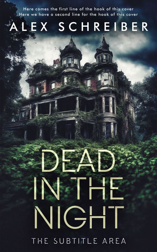 Front view of Shark #14983 - Premade Horror Book Cover | BookCoverZone
