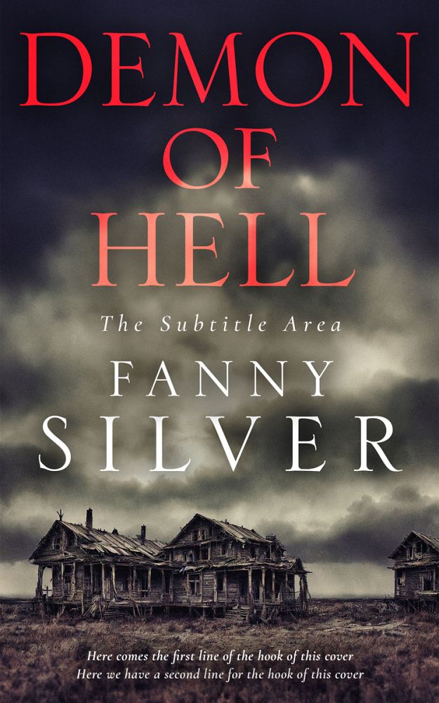 Front view of Thunder #15013 - Premade Horror Book Cover | BookCoverZone