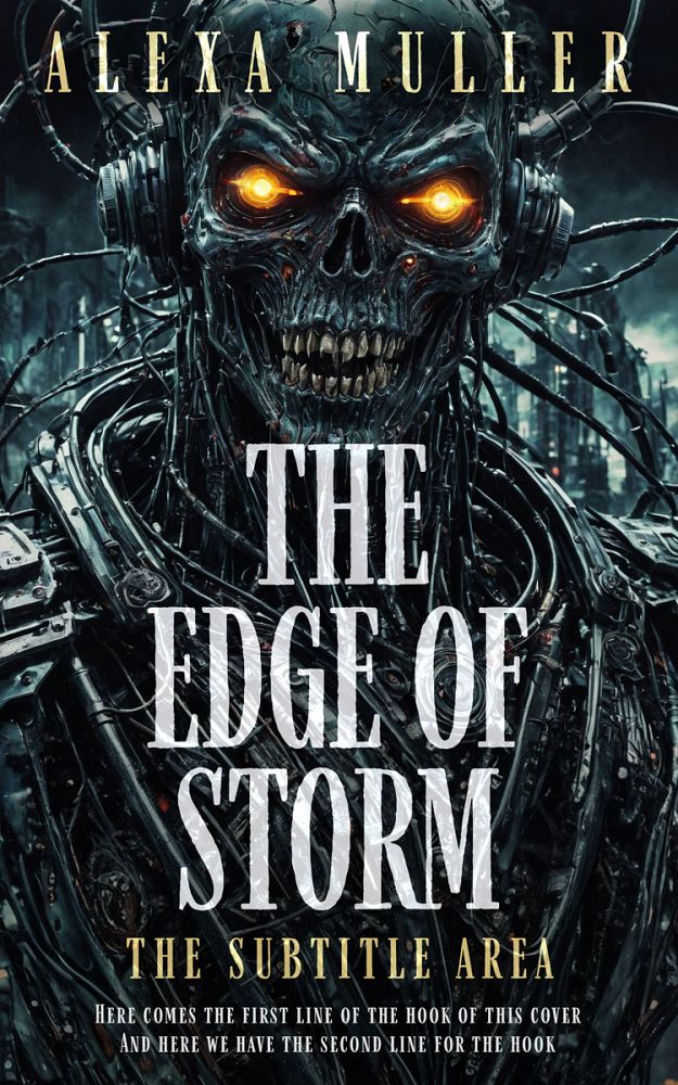 Front view of Bunker #15022 - Premade Horror Book Cover | BookCoverZone