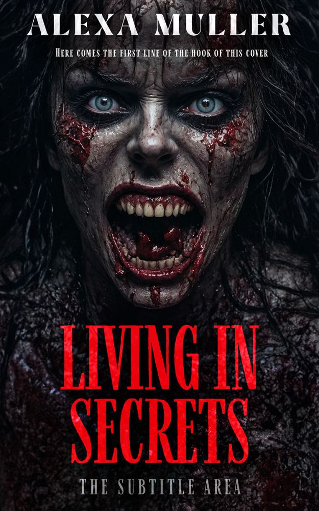Front view of Woodsmoke #15045 - Premade Horror Book Cover | BookCoverZone