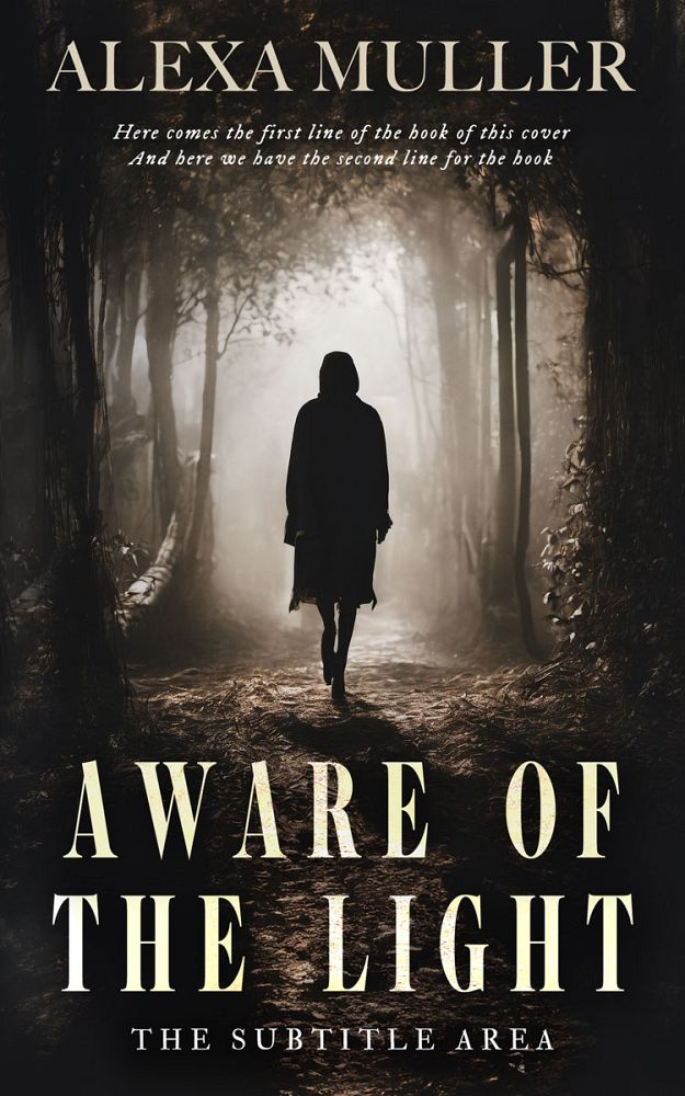 Front view of Bison Hide #15056 - Premade Horror Book Cover | BookCoverZone