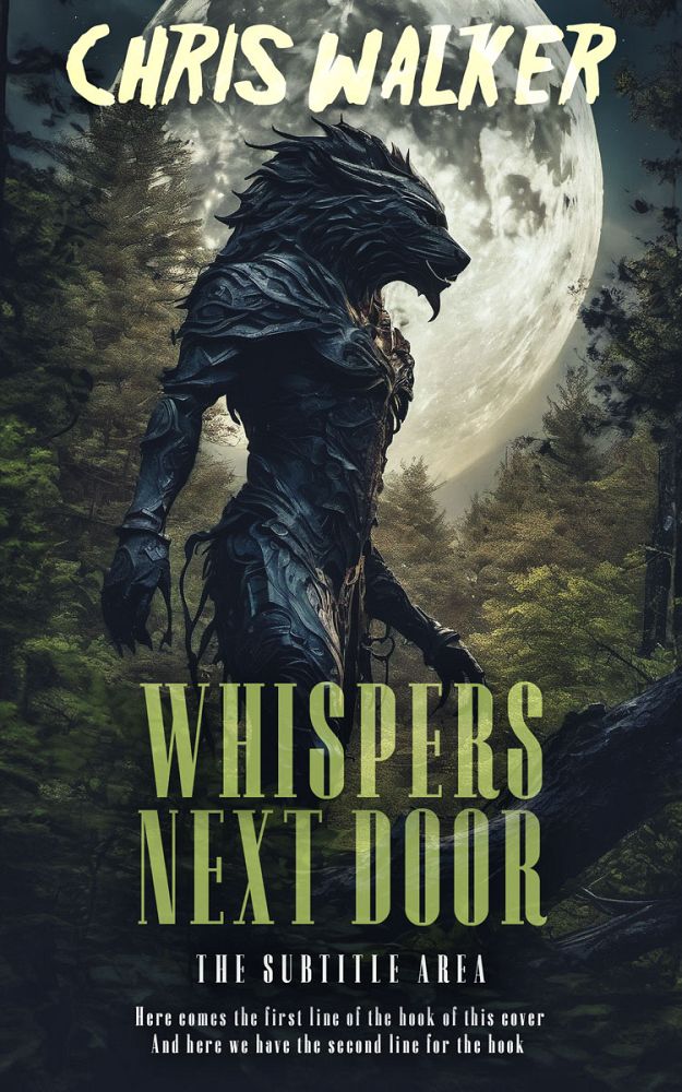 Front view of Outer Space #15080 - Premade Horror Book Cover | BookCoverZone