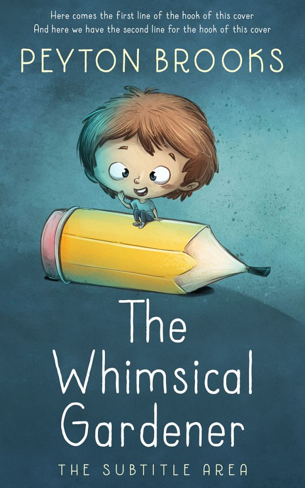 Front view of William #15194 - Premade Children Book Cover | BookCoverZone