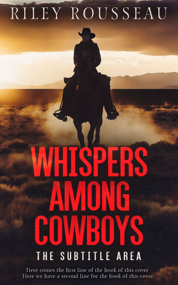 Front view of Copperfield #15392 - Premade Action & Adventure Book Cover | BookCoverZone