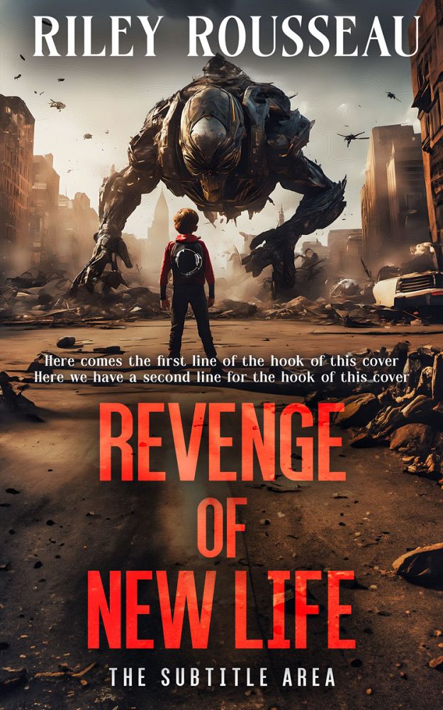 Front view of Cocoa Brown #15403 - Premade Science Fiction Book Cover | BookCoverZone