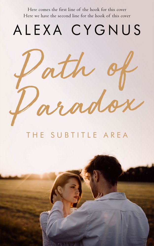 Front view of Ebb #15419 - Premade Romance Book Cover | BookCoverZone