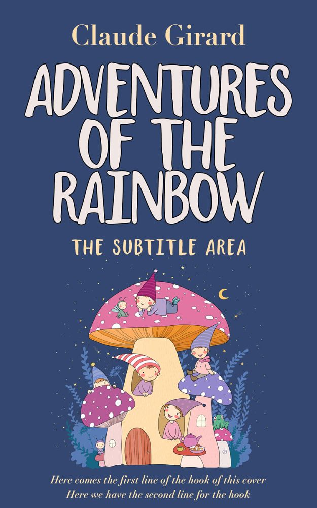 Front view of San Juan #15458 - Premade Children Book Cover | BookCoverZone