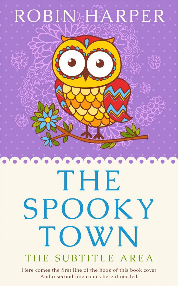 Front view of Snuff #15701 - Premade Children Book Cover | BookCoverZone