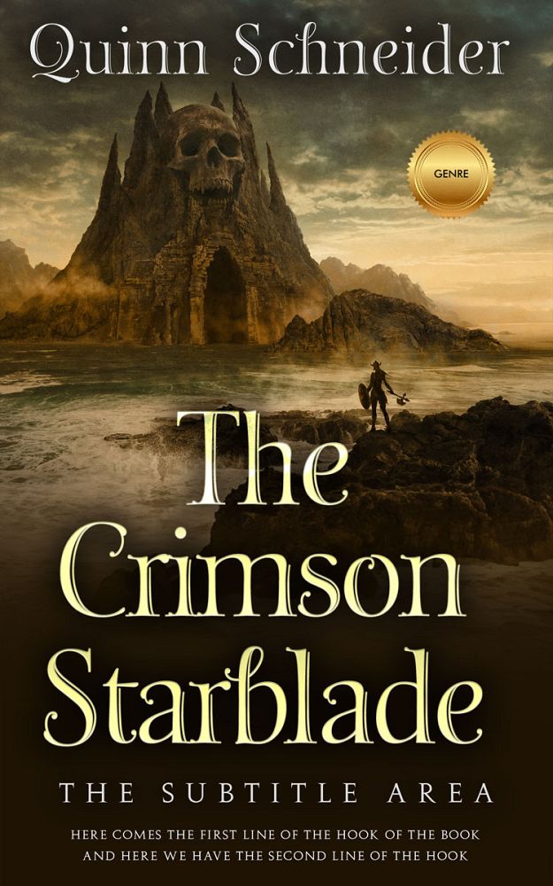 Front view of Mikado #15942 - Premade Fantasy Book Cover | BookCoverZone