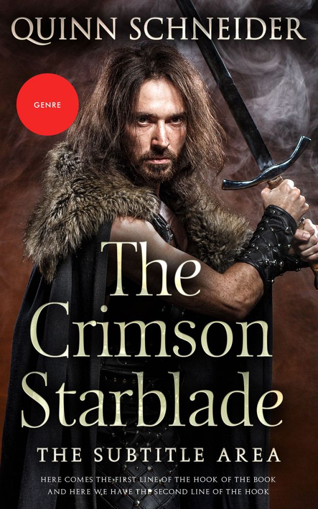 Front view of Cocoa Brown #15951 - Premade Fantasy Book Cover | BookCoverZone