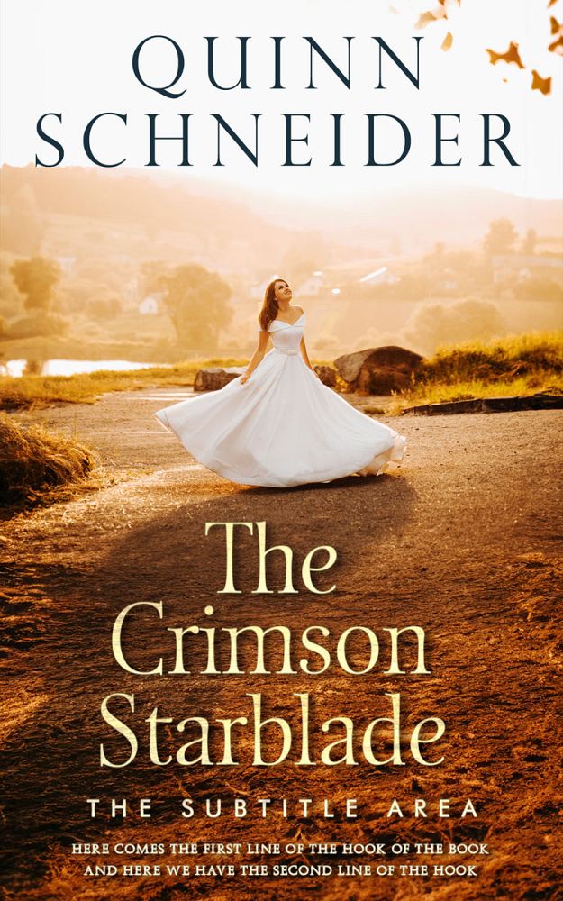 Front view of Almond #15957 - Premade Romance Book Cover | BookCoverZone