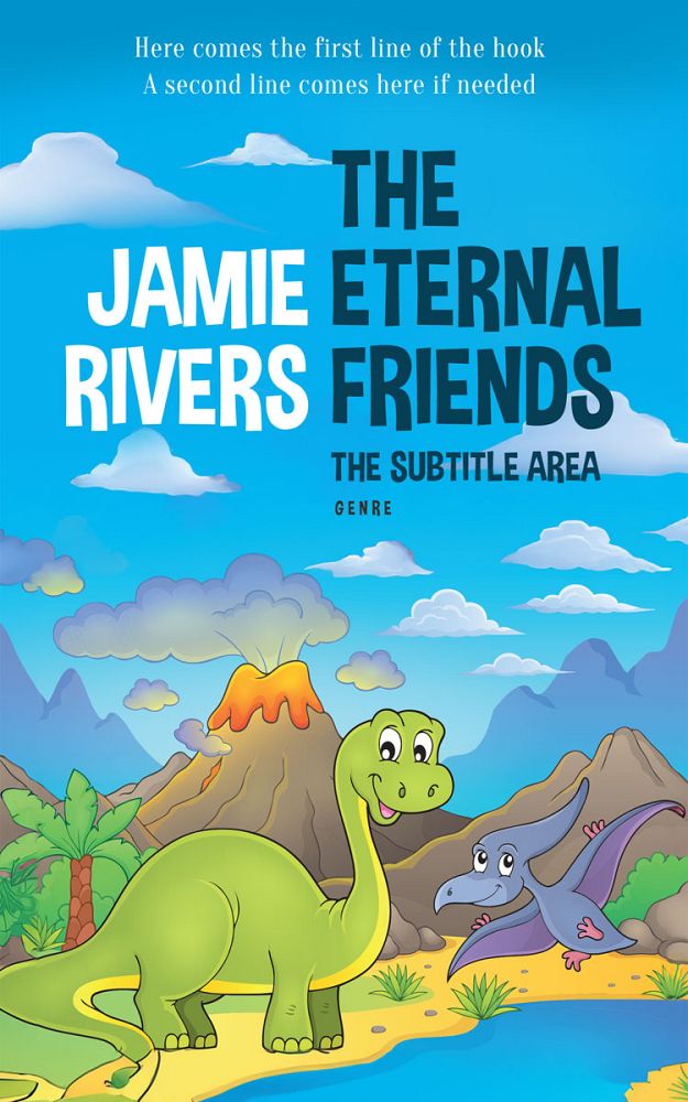 Front view of Pine Glade #16072 - Premade Children Book Cover | BookCoverZone