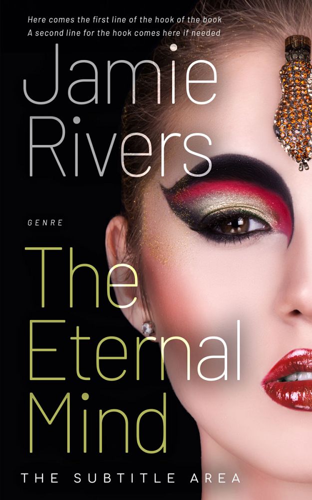 Front view of Cocoa Brown #16107 - Premade Fantasy Book Cover | BookCoverZone