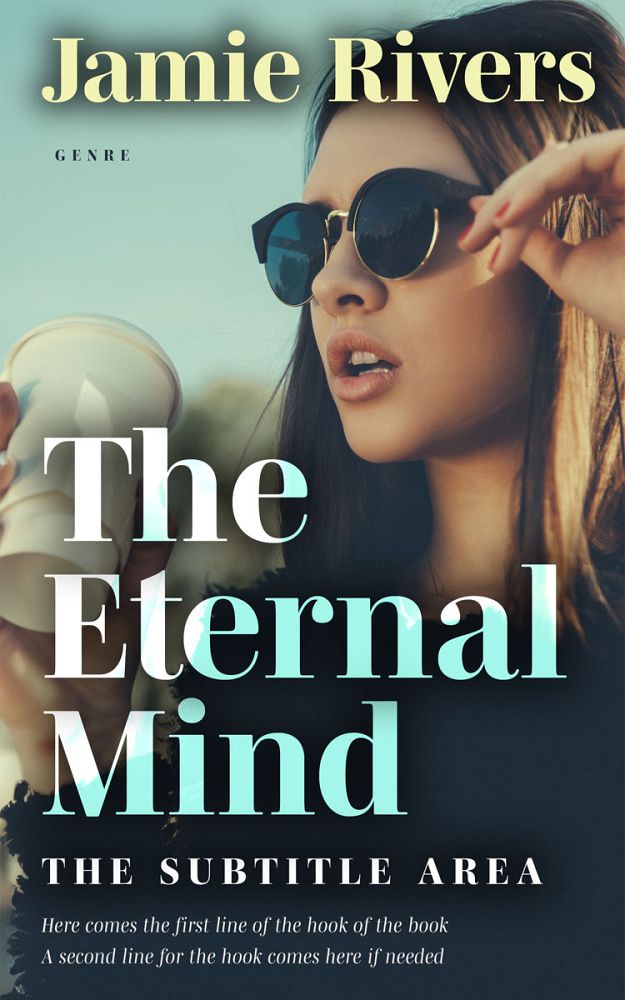 Front view of Foggy Gray #16112 - Premade Teen & Young Adult Book Cover | BookCoverZone