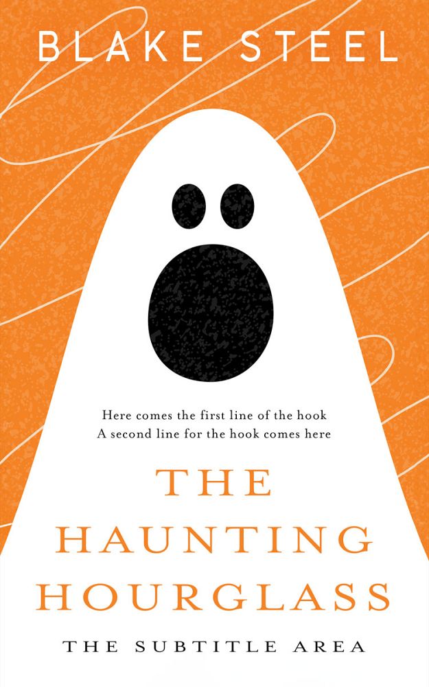 Front view of Carrot Orange #16172 - Premade Horror Book Cover | BookCoverZone