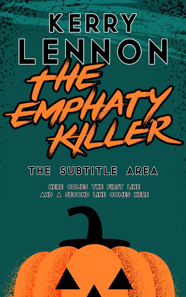 Front view of Eden #16177 - Premade Horror Book Cover | BookCoverZone