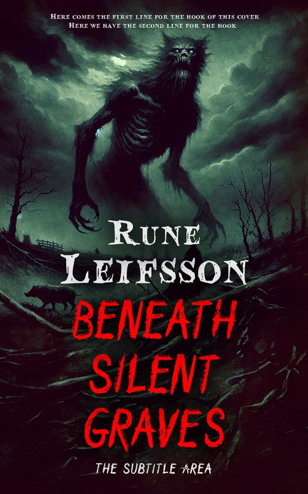 Front view of Thunder #16252 - Premade Horror Book Cover | BookCoverZone
